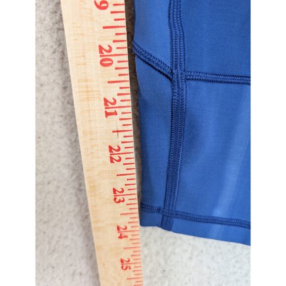 Lululemon Leggings Womens Sz 8 Utility Blue In Movement 7/8 Tight Everlux Gym - Picture 7 of 16